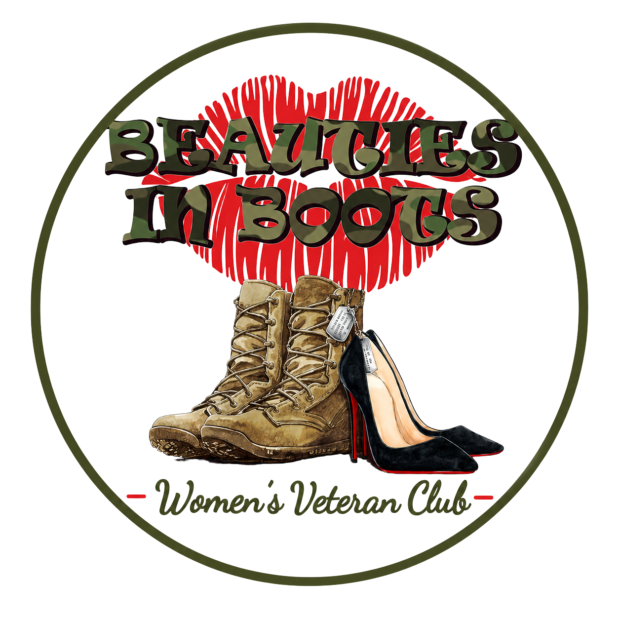 Beauties in Boots Women's Veteran Club logo